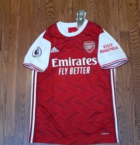 Adidas Arsenal Home Jersey Scarlet Red Mens M